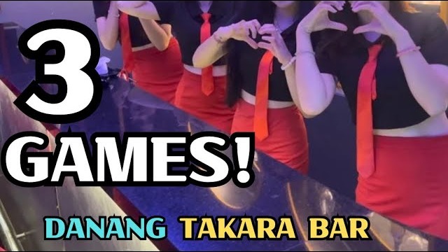 ダナンTakara Loungeでベトナム女性とゲーム